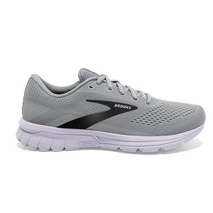 Brooks Signal 3 Road Running Shoes - Womens, Grey/Black/Purple | IE-YUW097318